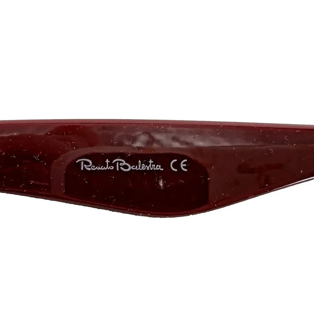 Renato Balestra RE3260 C4 Red Cat Eye Sunglasses Gradient Lens 52-21-148 CAT3